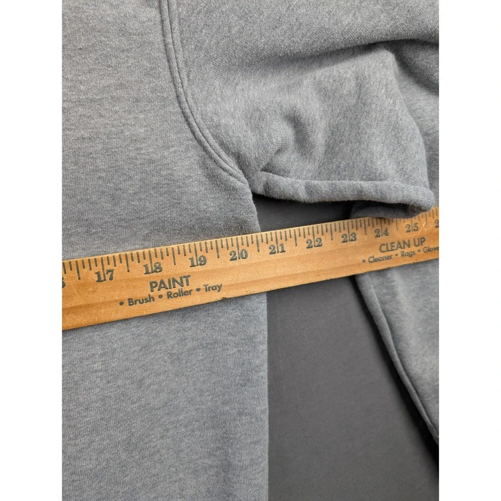 Nike Dri-FIT Big Swoosh Crewneck Sweatshirt Gray Mens XS